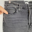 Second-Hand - Good American Black Wash Tapered Jeans Size L - SwapUp