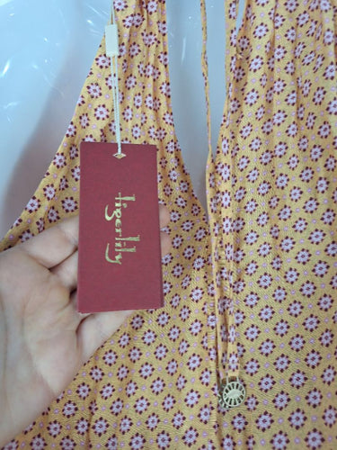 Second-Hand - Tigerlily Mango Raspberry Lemonade Summer Mini Dress Size 10 - SwapUp