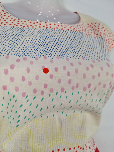 Second-Hand - Dragstar Red Spotted Midi Dress Size XS - SwapUp