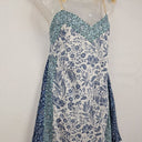Second-Hand - Tigerlily Sweet Shoulder Tie Blue Mini Dress Size 8 - SwapUp