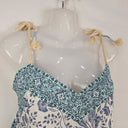 Second-Hand - Tigerlily Sweet Shoulder Tie Blue Mini Dress Size 8 - SwapUp