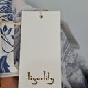 Second-Hand - Tigerlily Sweet Shoulder Tie Blue Mini Dress Size 8 - SwapUp