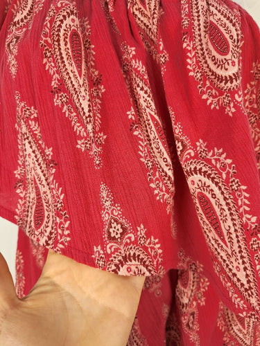 Second-Hand - Tigerlily Rose Paisley Layered Mini Dress Size 6 - SwapUp