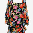 Second-Hand - Fresh Soul Romantic Dark Floral Mini Dress Size 8 - SwapUp