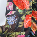 Second-Hand - Fresh Soul Romantic Dark Floral Mini Dress Size 8 - SwapUp
