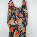 Second-Hand - Fresh Soul Romantic Dark Floral Mini Dress Size 8 - SwapUp