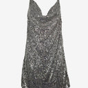 Second-Hand - Sass & Bide 'You Were Saying' Silver Mini Dress Size XS - SwapUp