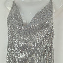 Second-Hand - Sass & Bide 'You Were Saying' Silver Mini Dress Size XS - SwapUp