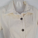 Second-Hand - All About Eve Milk Corduroy Button Up Mini Dress Size 8 - SwapUp