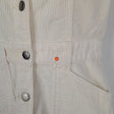Second-Hand - All About Eve Milk Corduroy Button Up Mini Dress Size 8 - SwapUp