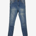 Second-Hand - Wrangler Ariel Blue Tapered Mid Rise Jeans Size 8 - SwapUp