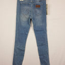 Second-Hand - Wrangler Ariel Blue Tapered Mid Rise Jeans Size 8 - SwapUp