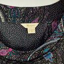 Second-Hand - Monsoon Pure Silk Dazzling Night Flower Tunic Blouse Size 8 - SwapUp