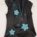 Second-Hand - Assorted Brands Oriental Style Beaded Top Size 12 - SwapUp
