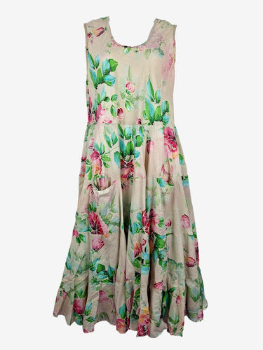 Mozaic Spring Floral Flowy Dress Size L