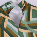 Second-Hand - Frank & Dollys Shades of Green Mock Neck Maxi Dress Size S - SwapUp