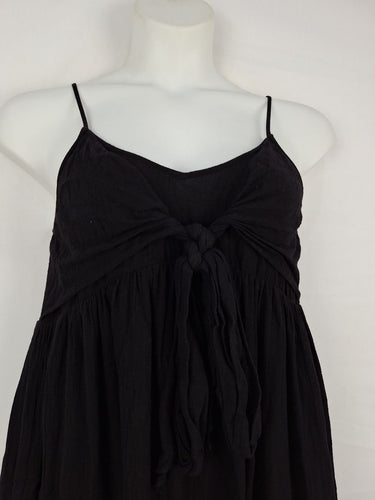 Second-Hand - Seed Flowy Tie Front Cotton Dress Size 12 - SwapUp