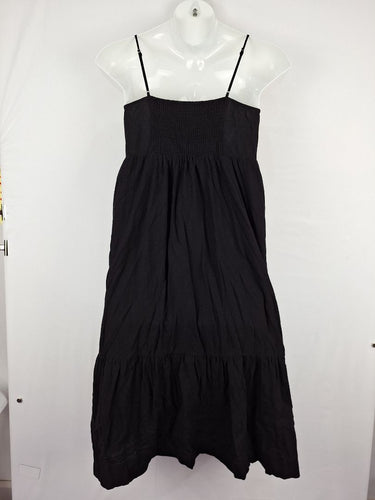 Second-Hand - Seed Flowy Tie Front Cotton Dress Size 12 - SwapUp
