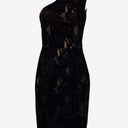 Second-Hand - Rebecca Vallance Daring Velvet Lace Dress Size 8 - SwapUp