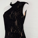 Second-Hand - Rebecca Vallance Daring Velvet Lace Dress Size 8 - SwapUp