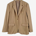 Second-Hand - Arket Camel Single Button Blazer Size 8 - SwapUp