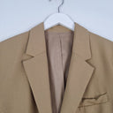 Second-Hand - Arket Camel Single Button Blazer Size 8 - SwapUp