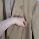 Second-Hand - Arket Camel Single Button Blazer Size 8 - SwapUp