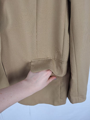 Second-Hand - Arket Camel Single Button Blazer Size 8 - SwapUp
