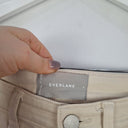 Second-Hand - Everlane Chalk Straight Leg Crop Jeans Size 4 - SwapUp