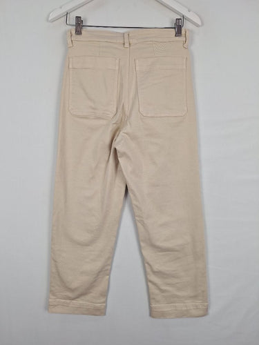 Second-Hand - Everlane Chalk Straight Leg Crop Jeans Size 4 - SwapUp