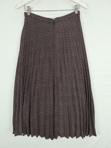 Second-Hand - J.Crew Mini Speckled Navy Pleated Skirt Size 8 - SwapUp
