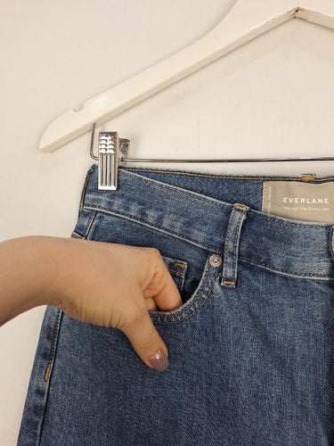 Second-Hand - Everlane High Rise Ankle Skinny Jeans Size 10 - SwapUp