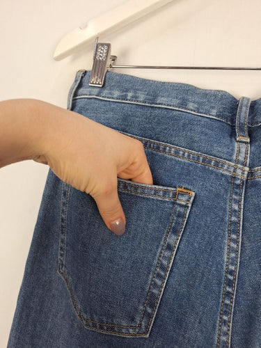 Second-Hand - Everlane High Rise Ankle Skinny Jeans Size 10 - SwapUp