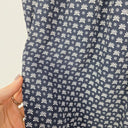 Second-Hand - Anna Thomas Navy Blossom Shimmer Waist Midi Skirt Size M - SwapUp