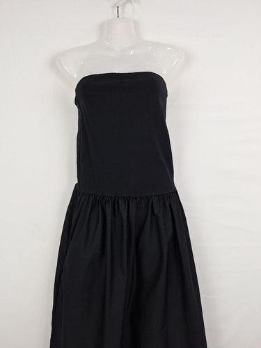 Second-Hand - & Other Stories Liquorice Drop Waist Strapless Dress Size M - SwapUp