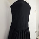 Second-Hand - & Other Stories Liquorice Drop Waist Strapless Dress Size M - SwapUp
