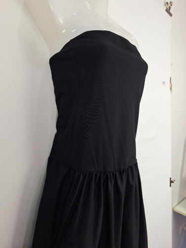 Second-Hand - & Other Stories Liquorice Drop Waist Strapless Dress Size M - SwapUp
