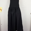 Second-Hand - & Other Stories Liquorice Drop Waist Strapless Dress Size M - SwapUp