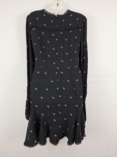 Second-Hand - Lover Tulip Front Twist Flirty Mini Dress Size 12 - SwapUp