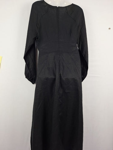 Second-Hand - Bohemian Traders Linen Twist Front Everyday Dress Size M - SwapUp