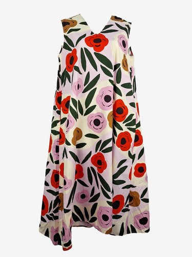 Uniqlo X Marimekko Spring Roses A Line Shift Dress Size L