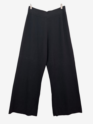 David Lawrence Black Knit Elevated Basic Pants Size M