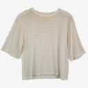 Second-Hand - Kenzo Semi Sheer Petal Mesh Top Size M - SwapUp