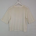 Second-Hand - Kenzo Semi Sheer Petal Mesh Top Size M - SwapUp