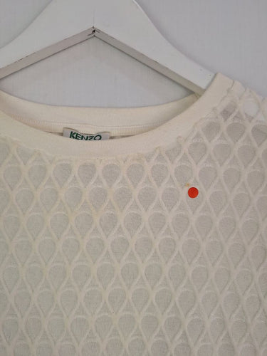 Second-Hand - Kenzo Semi Sheer Petal Mesh Top Size M - SwapUp