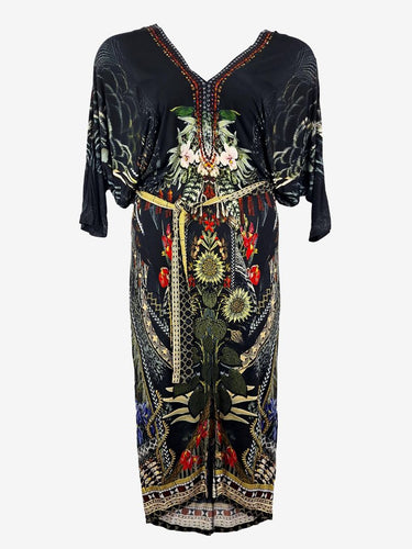 Camilla Moody Bedazzled Tie Waist Dress Size L