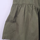 Second-Hand - Atmos & Here Khaki Tiered Swing Skirt Size 16 - SwapUp