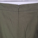 Second-Hand - Atmos & Here Khaki Tiered Swing Skirt Size 16 - SwapUp