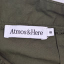 Second-Hand - Atmos & Here Khaki Tiered Swing Skirt Size 16 - SwapUp