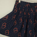 Second-Hand - Country Road Ring Patterned Pleated Skirt Size 6 - SwapUp